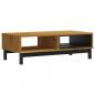 Preview: Couchtisch FLAM 100x50x32,5 cm Massivholz Kiefer