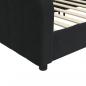 Preview: Tagesbett Schwarz 80x200 cm Samt