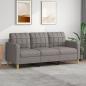 Preview: ARDEBO.de - 3-Sitzer-Sofa Taupe 180 cm Stoff