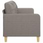 Preview: 3-Sitzer-Sofa Taupe 180 cm Stoff