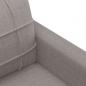 Preview: 3-Sitzer-Sofa Taupe 180 cm Stoff