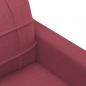 Preview: 2-Sitzer-Sofa Weinrot 120 cm Stoff