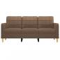 Preview: 3-Sitzer-Sofa Braun 180 cm Stoff