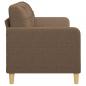 Preview: 3-Sitzer-Sofa Braun 180 cm Stoff