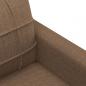 Preview: 3-Sitzer-Sofa Braun 180 cm Stoff