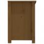 Preview: TV-Schrank Honigbraun 114x35x52 cm Massivholz Kiefer