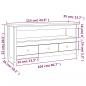 Preview: TV-Schrank Honigbraun 114x35x52 cm Massivholz Kiefer