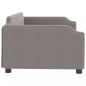 Preview: Tagesbett Taupe 100x200 cm Stoff