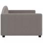 Preview: Tagesbett Taupe 90x200 cm Stoff