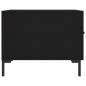 Preview: Couchtische 2 Stk. Schwarz 50x50x40 cm Holzwerkstoff