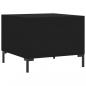 Preview: Couchtische 2 Stk. Schwarz 50x50x40 cm Holzwerkstoff