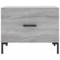 Preview: Couchtische 2 Stk. Grau Sonoma 50x50x40 cm Holzwerkstoff