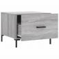 Preview: Couchtische 2 Stk. Grau Sonoma 50x50x40 cm Holzwerkstoff