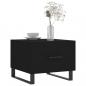 Preview: Couchtische 2 Stk. Schwarz 50x50x40 cm Holzwerkstoff