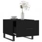 Preview: Couchtische 2 Stk. Schwarz 50x50x40 cm Holzwerkstoff