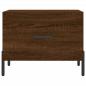 Preview: Couchtische 2 Stk. Braun Eichen-Optik 50x50x40 cm Holzwerkstoff