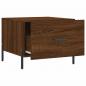 Preview: Couchtische 2 Stk. Braun Eichen-Optik 50x50x40 cm Holzwerkstoff