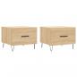 Preview: Couchtische 2 Stk. Sonoma-Eiche 50x50x40 cm Holzwerkstoff