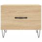 Preview: Couchtische 2 Stk. Sonoma-Eiche 50x50x40 cm Holzwerkstoff