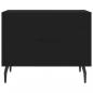 Preview: Couchtische 2 Stk. Schwarz 50x50x40 cm Holzwerkstoff