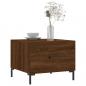 Preview: Couchtische 2 Stk. Braun Eichen-Optik 50x50x40 cm Holzwerkstoff