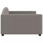 Preview: Tagesbett Taupe 100x200 cm Stoff