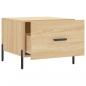 Preview: Couchtische 2 Stk. Sonoma-Eiche 50x50x40 cm Holzwerkstoff