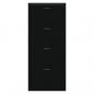 Preview: Schuhschrank Schwarz 63x24x147 cm Holzwerkstoff