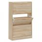 Preview: Schuhschrank Sonoma-Eiche 63x24x103 cm Holzwerkstoff