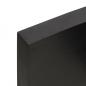 Preview: Tischplatte 140x60x(2-6) cm Massivholz Behandelt Baumkante