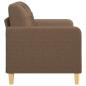 Preview: 2-Sitzer-Sofa Braun 120 cm Stoff