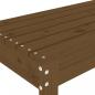 Preview: Gartenbank Honigbraun 110x38x45 cm Massivholz Kiefer