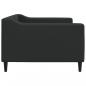 Preview: Tagesbett Schwarz 90x190 cm Stoff