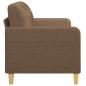 Preview: 2-Sitzer-Sofa Braun 140 cm Stoff