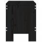 Preview: Gartenhocker 2 Stk. Schwarz 40x36x45 cm Massivholz Kiefer