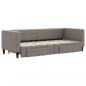 Preview: Tagesbett Ausziehbar mit Schubladen Taupe 80x200 cm Stoff