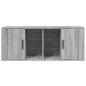 Preview: TV-Schrank Grau Sonoma 100x35x40 cm Holzwerkstoff