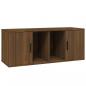 Preview: TV-Schrank Braun Eichen-Optik 100x35x40 cm Holzwerkstoff