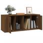 Preview: TV-Schrank Braun Eichen-Optik 100x35x40 cm Holzwerkstoff