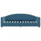 Preview: Tagesbett mit Matratze Blau 80x200 cm Samt