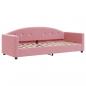 Preview: Tagesbett mit Matratze Rosa 80x200 cm Samt