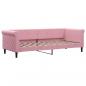 Preview: Tagesbett Ausziehbar Rosa 80x200 cm Samt