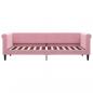 Preview: Tagesbett Ausziehbar Rosa 80x200 cm Samt