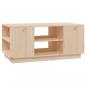 Preview: Couchtisch 90x49x40,5 cm Massivholz Kiefer