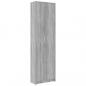 Preview: Garderobenschrank Grau Sonoma 55x25x189 cm Holzwerkstoff