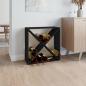 Preview: ARDEBO.de - Weinregal Schwarz 62x25x62 cm Massivholz Kiefer