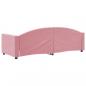 Preview: Tagesbett Rosa 80x200 cm Samt