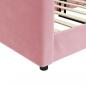 Preview: Tagesbett Rosa 80x200 cm Samt