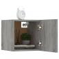 Preview: TV-Wandschrank 8 Stk. Grau Sonoma 30,5x30x30 cm