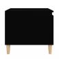 Preview: Couchtisch Schwarz 100x50x45 cm Holzwerkstoff